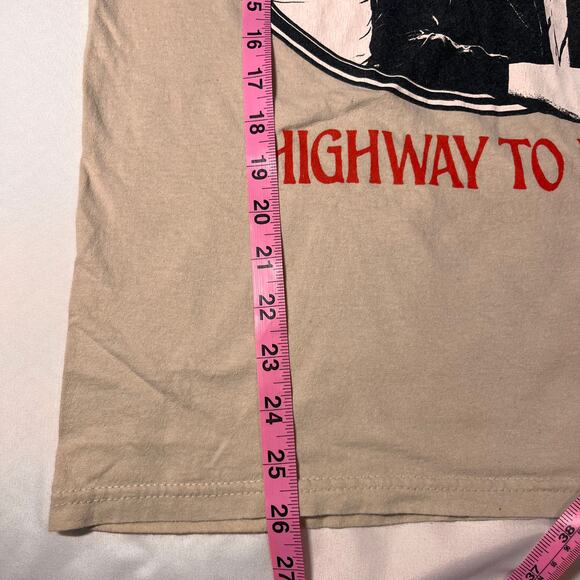 AC/DC Highway to Hell Concert T-Shirt - Small Classic Rock & Roll tan - Picture 6 of 9
